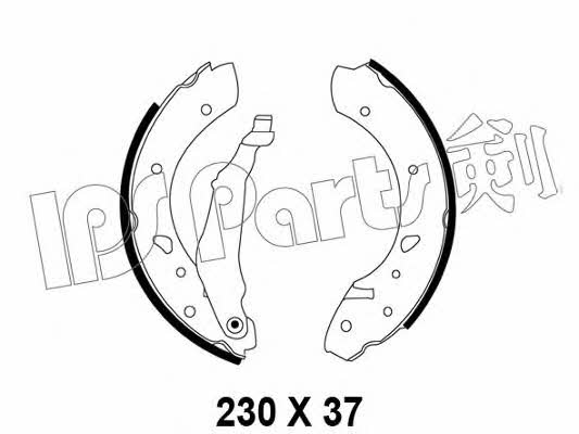 Ips parts IBL-4216 Disc brake pad set IBL4216