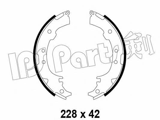 Ips parts IBL-4297 Disc brake pad set IBL4297