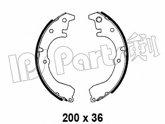 Ips parts IBL-4299 Disc brake pad set IBL4299