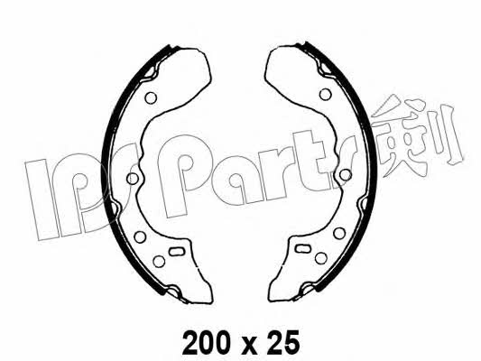 Ips parts IBL-4327 Disc brake pad set IBL4327