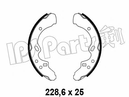 Ips parts IBL-4328 Disc brake pad set IBL4328