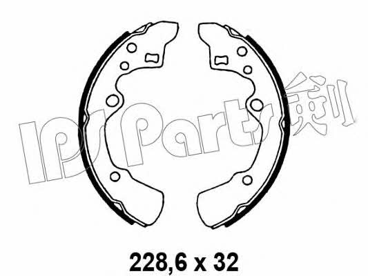 Ips parts IBL-4329 Disc brake pad set IBL4329