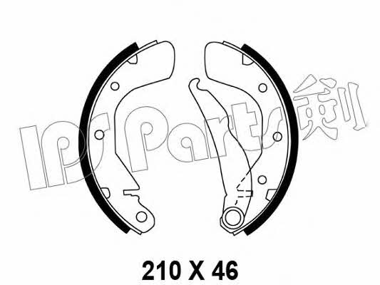 Ips parts IBL-4387 Disc brake pad set IBL4387