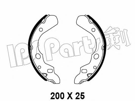 Ips parts IBL-4388 Disc brake pad set IBL4388