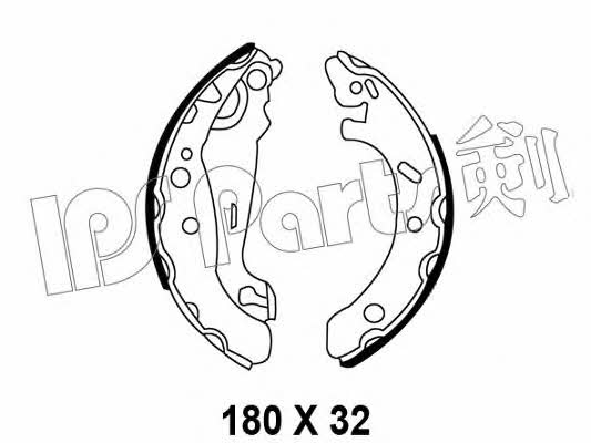 Ips parts IBL-4394 Disc brake pad set IBL4394