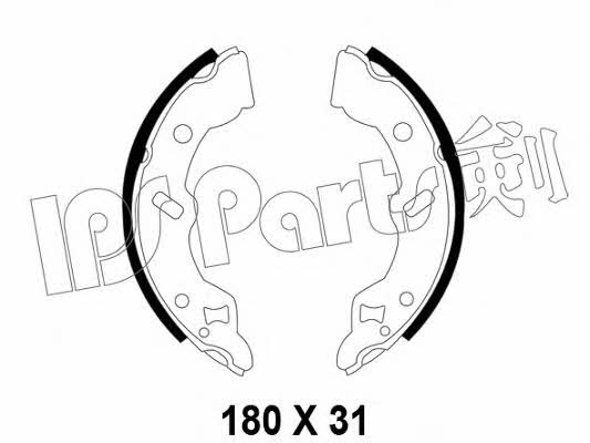 Ips parts IBL-4399 Disc brake pad set IBL4399