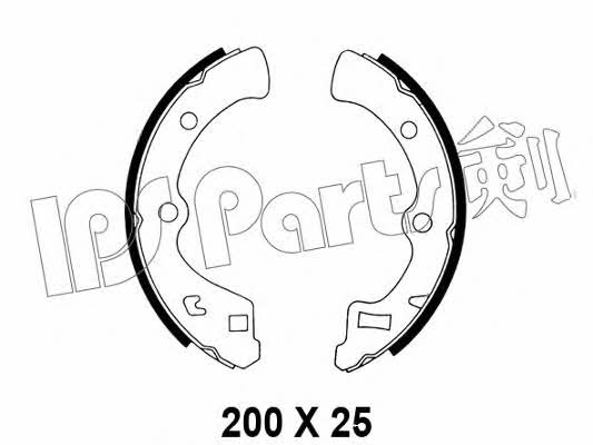 Ips parts IBL-4406 Disc brake pad set IBL4406