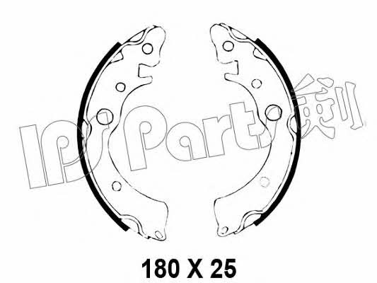 Ips parts IBL-4496 Disc brake pad set IBL4496