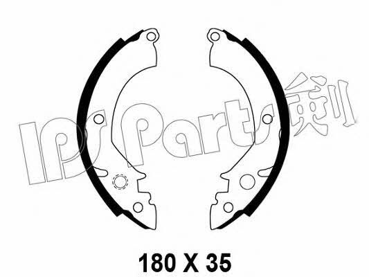 Ips parts IBL-4508 Disc brake pad set IBL4508