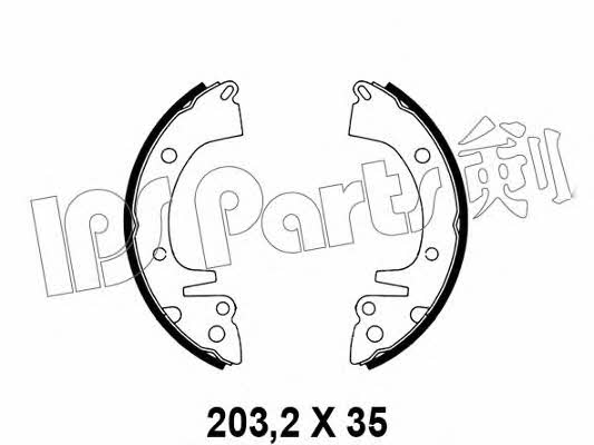 Ips parts IBL-4512 Disc brake pad set IBL4512