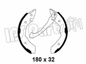 Ips parts IBL-4584 Disc brake pad set IBL4584