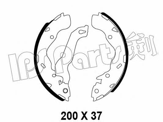 Ips parts IBL-4592 Disc brake pad set IBL4592