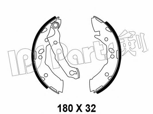 Ips parts IBL-4595 Disc brake pad set IBL4595