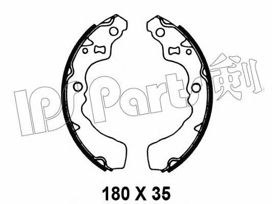 Ips parts IBL-4613 Disc brake pad set IBL4613