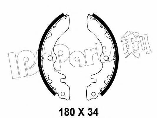 Ips parts IBL-4802 Disc brake pad set IBL4802