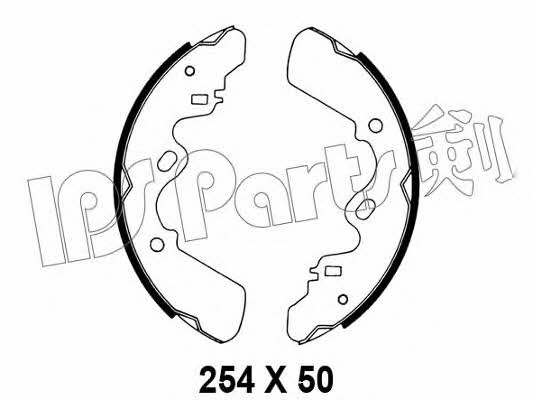 Ips parts IBL-4901 Disc brake pad set IBL4901