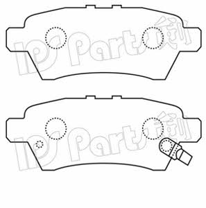 Ips parts IBR-1195 Brake Pad Set, disc brake IBR1195