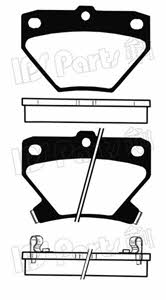 Ips parts IBR-1203 Brake Pad Set, disc brake IBR1203