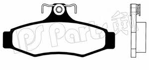 Ips parts IBR-1398 Brake Pad Set, disc brake IBR1398