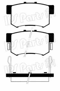Ips parts IBR-1405 Brake Pad Set, disc brake IBR1405