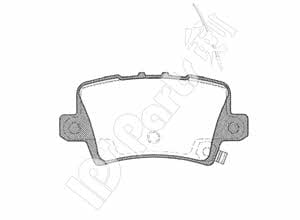 Ips parts IBR-1493 Brake Pad Set, disc brake IBR1493