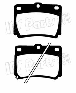Ips parts IBR-1592 Brake Pad Set, disc brake IBR1592