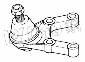 Ips parts IJO-10523L Ball joint IJO10523L
