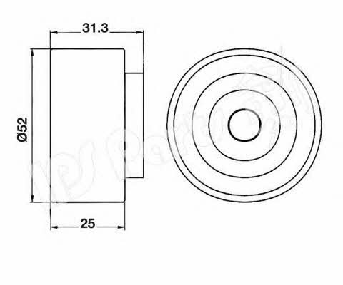 Ips parts ITB-6306 Tensioner pulley, timing belt ITB6306