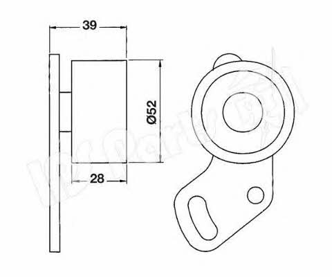 Ips parts ITB-6706 Tensioner pulley, timing belt ITB6706