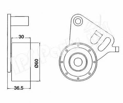 Ips parts ITB-6903 Tensioner pulley, timing belt ITB6903