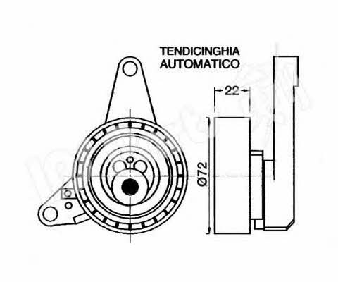 Ips parts ITB-6W03 Tensioner pulley, timing belt ITB6W03
