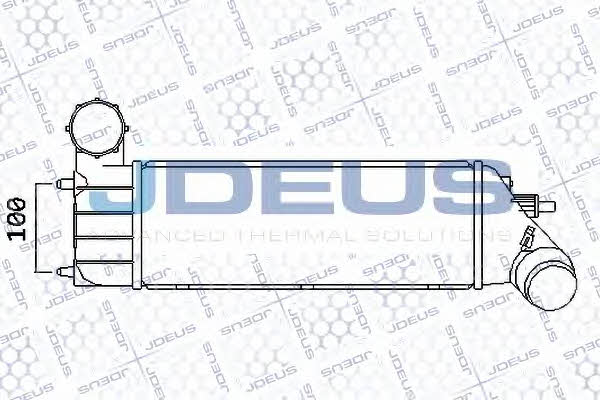 J. Deus 807M25A Intercooler, charger 807M25A