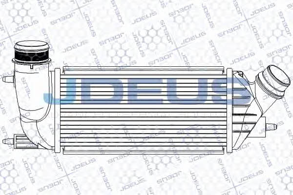 J. Deus RA8210440 Intercooler, charger RA8210440