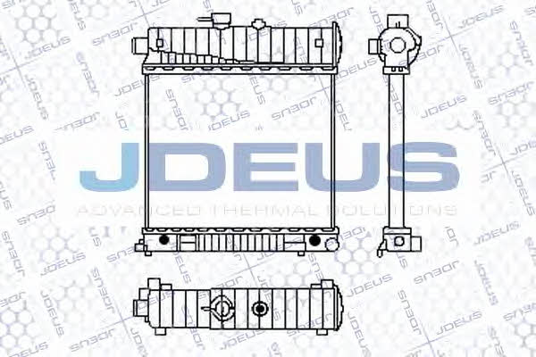 J. Deus 017B19 Radiator, engine cooling 017B19