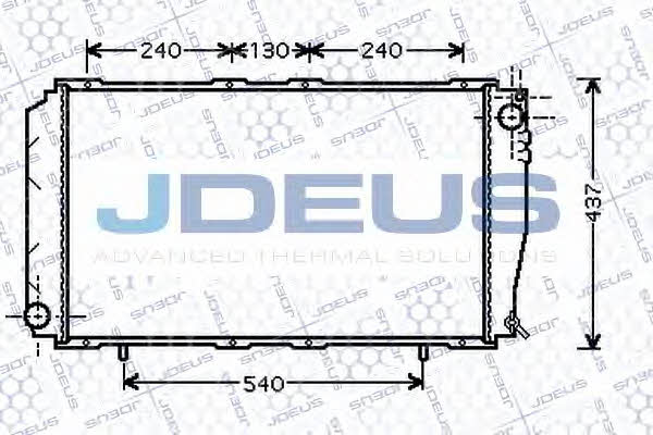 J. Deus 026M03 Radiator, engine cooling 026M03