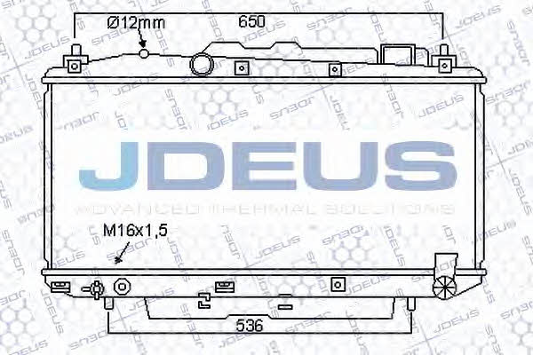 J. Deus 028M41 Radiator, engine cooling 028M41
