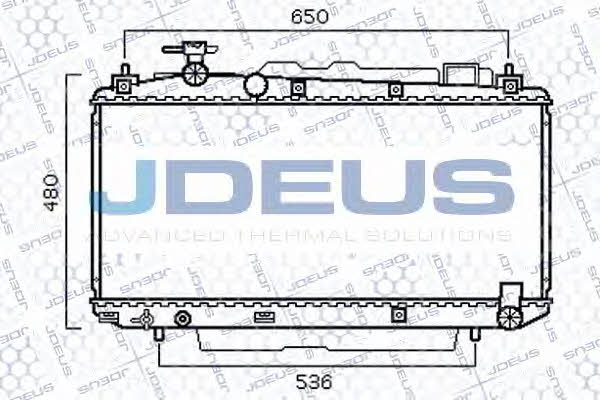 J. Deus 028M88 Radiator, engine cooling 028M88