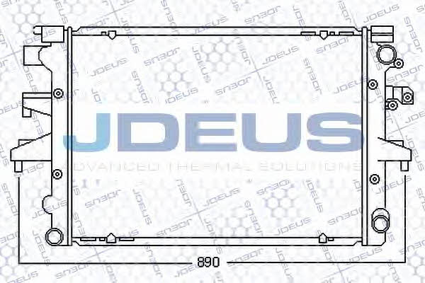 J. Deus 030M53 Radiator, engine cooling 030M53