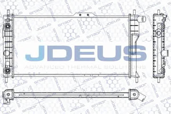 J. Deus RA0200501 Radiator, engine cooling RA0200501