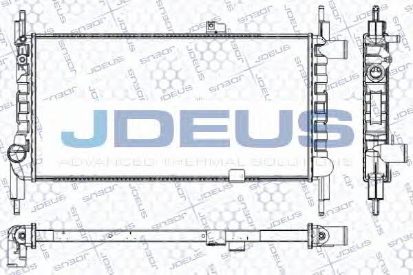J. Deus RA0200541 Radiator, engine cooling RA0200541