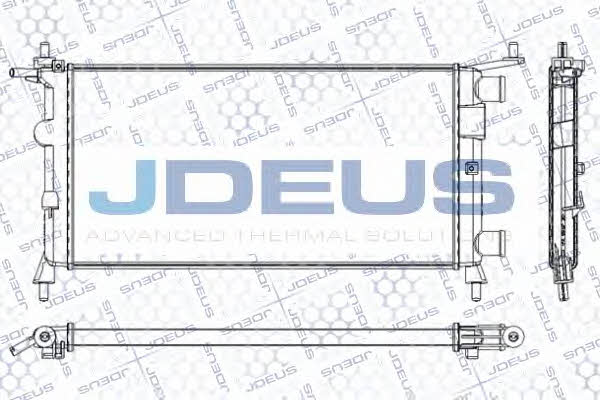 J. Deus RA0200670 Radiator, engine cooling RA0200670