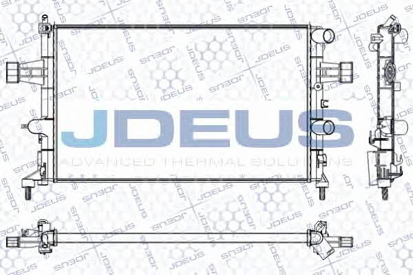 J. Deus RA0200750 Radiator, engine cooling RA0200750