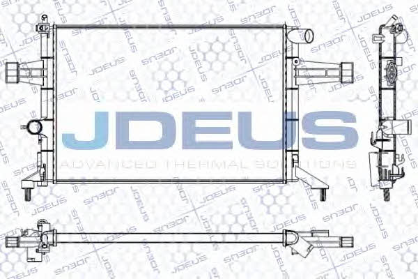 J. Deus RA0200760 Radiator, engine cooling RA0200760