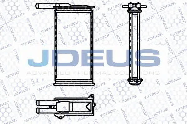 J. Deus 212B04 Heat exchanger, interior heating 212B04
