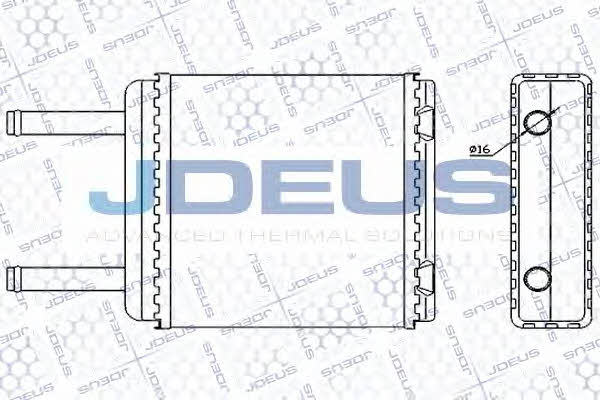 J. Deus 220M07A Heat exchanger, interior heating 220M07A