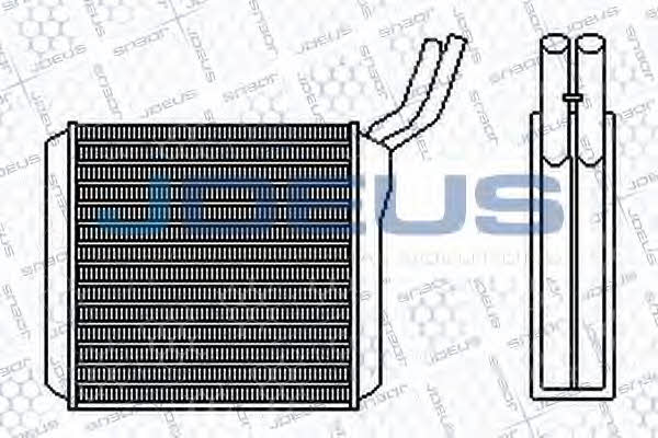J. Deus 220M23 Heat exchanger, interior heating 220M23