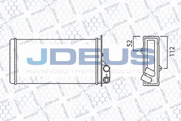 J. Deus 223M18 Heat exchanger, interior heating 223M18
