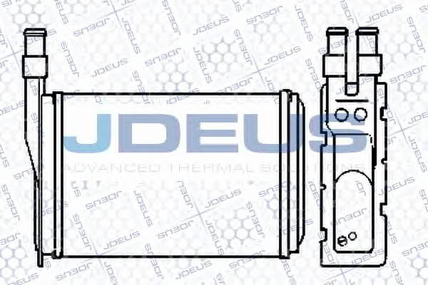 J. Deus 223V08 Heat exchanger, interior heating 223V08