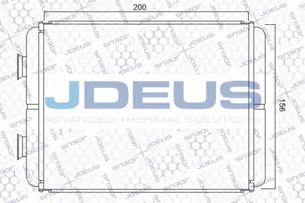 J. Deus 228M33A Heat exchanger, interior heating 228M33A