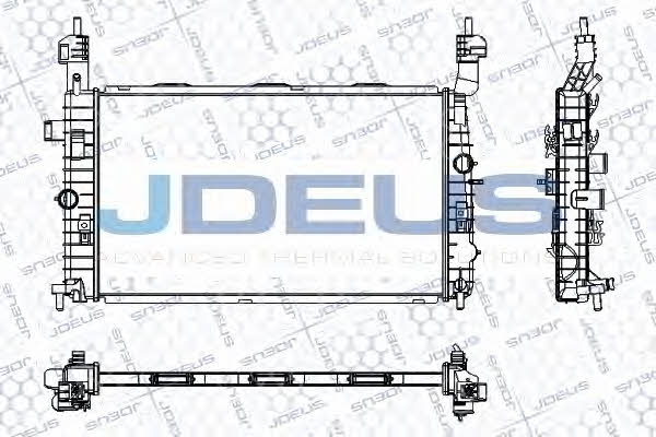 J. Deus RA0200910 Radiator, engine cooling RA0200910